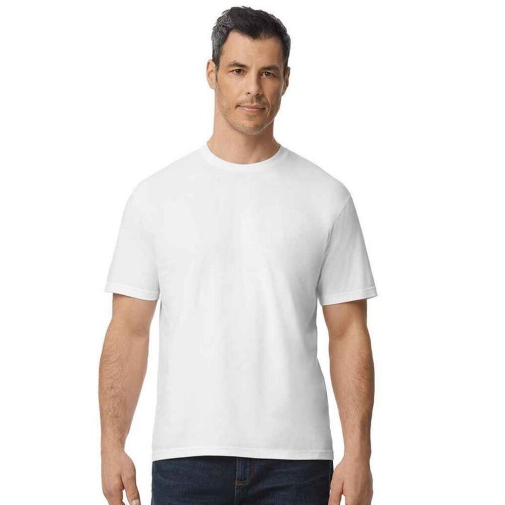 Gildan Unisex Adult Cotton Lightweight T-Shirt / White